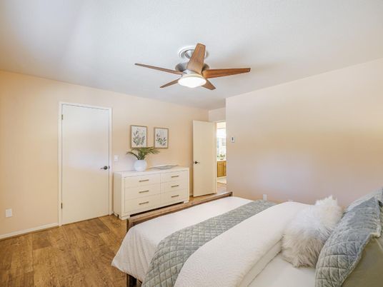 Bedroom, Interior, Wood Texture Flooring