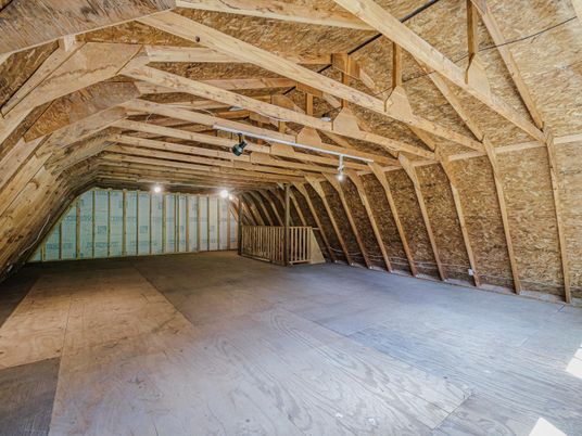 Empty room, Interior, Wooden Beams, Wooden Ceilings, Wood Texture Flooring