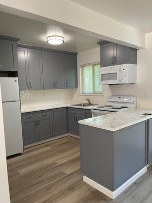 Interior, Kitchen, Wood Texture Flooring