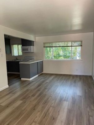 Empty room, Interior, Kitchen, Wood Texture Flooring