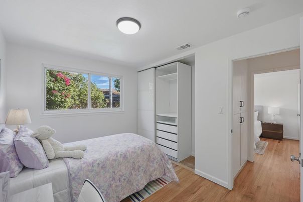 Bedroom, Interior, Wood Texture Flooring