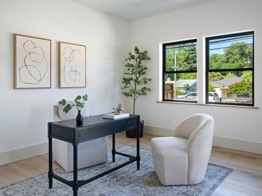 Home Office, Interior, Wood Texture Flooring