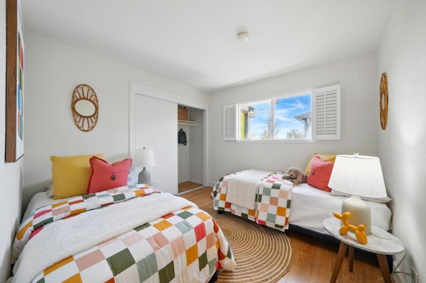 Bedroom, Interior, Wood Texture Flooring