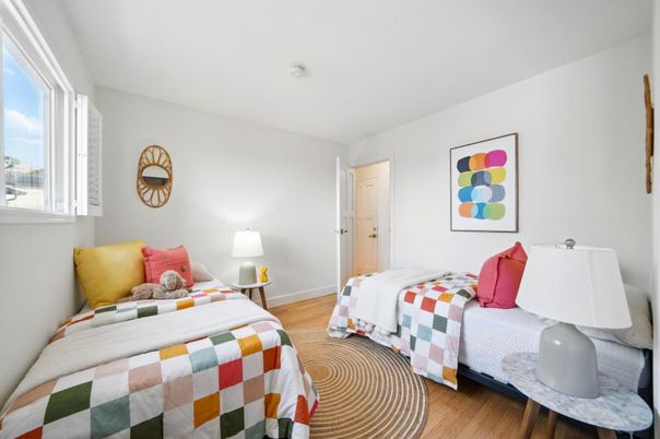 Bedroom, Interior, Wood Texture Flooring
