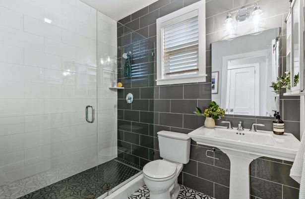 Bathroom, Glass Shower, Interior