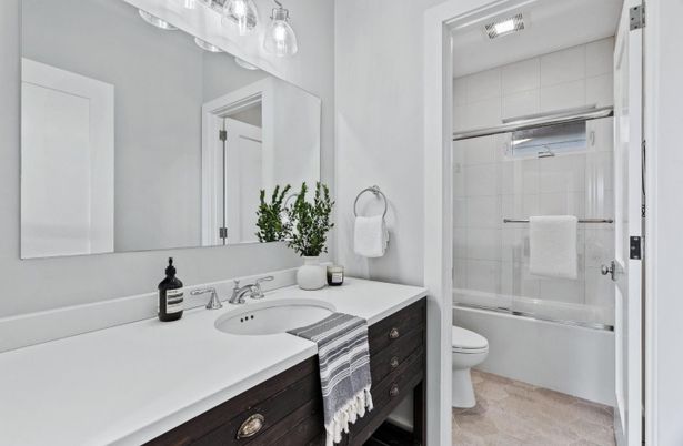Bathroom, Glass Shower, Interior