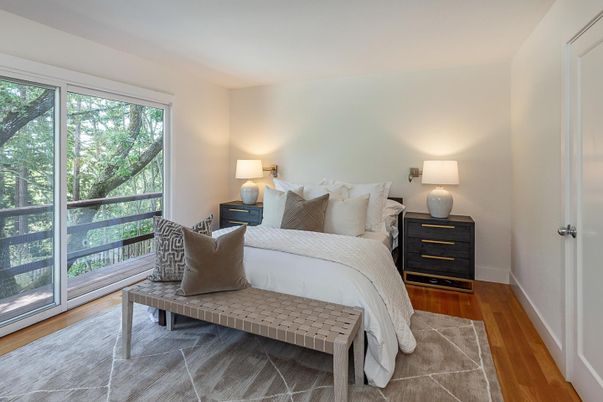 Bedroom, Interior, Wood Texture Flooring