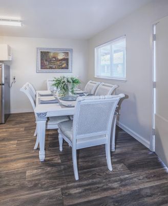 Dining room, Interior, Wood Texture Flooring