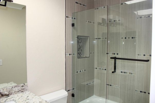 Bathroom, Glass Shower, Interior
