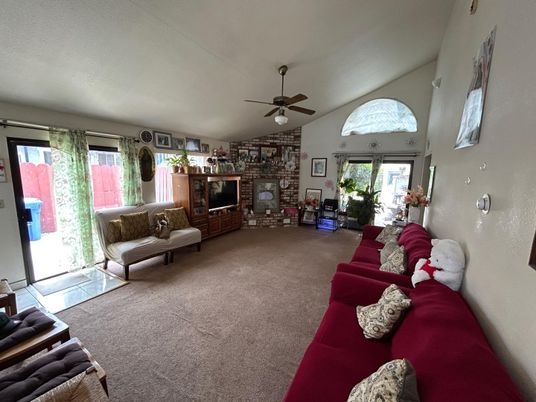 Interior, Living room, Stone Walls