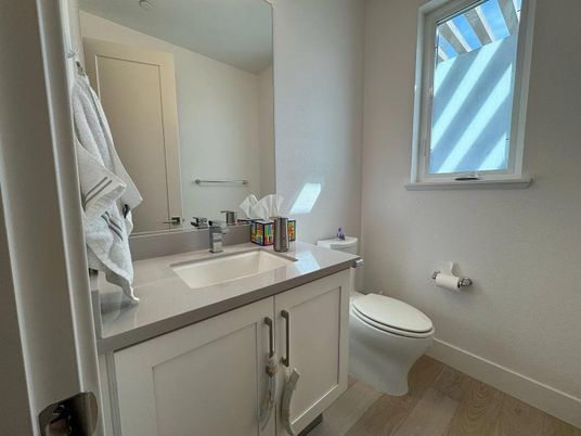 Bathroom, Interior, Wood Texture Flooring
