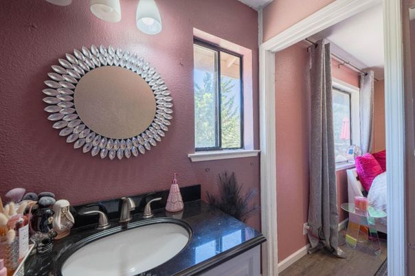 Bathroom, Interior, Wood Texture Flooring