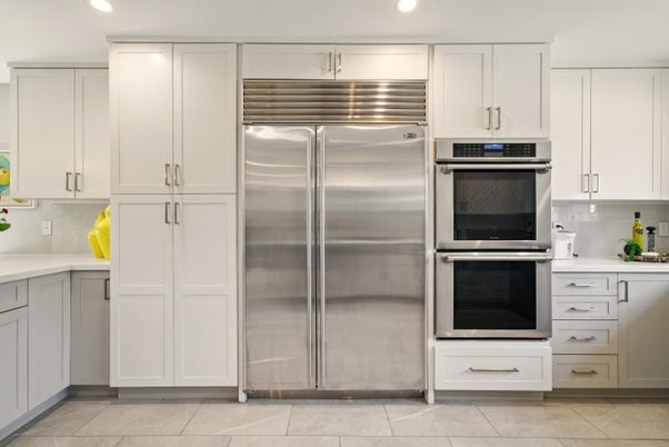 Interior, Kitchen, Recessed Lighting, Stainless Steel Appliances