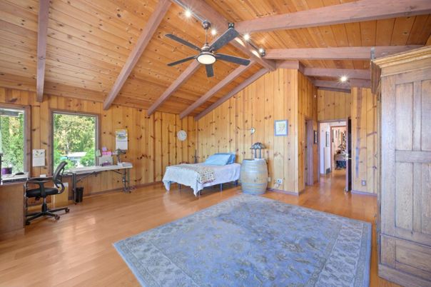 Home Office, Interior, Wooden Beams, Wooden Ceilings, Wood Texture Flooring, Wooden Walls