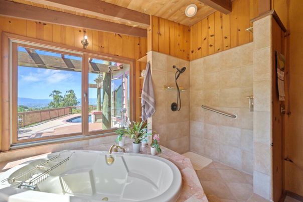 Bathroom, Interior, Wooden Beams, Wooden Ceilings, Wooden Walls