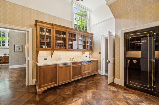Interior, Kitchen, Wood Texture Flooring