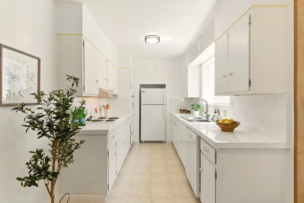 Interior, Kitchen, Tile Countertops