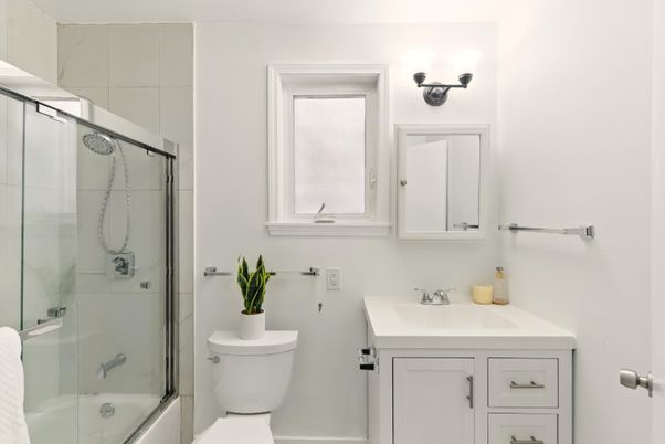 Bathroom, Glass Shower, Interior
