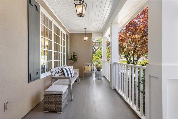Exterior, Pendant Lights, Wood Texture Flooring