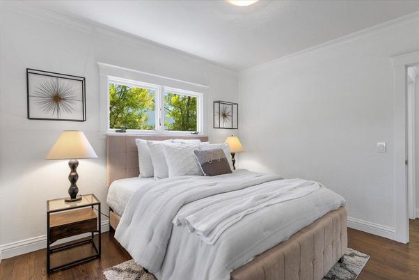 Bedroom, Interior, Wood Texture Flooring