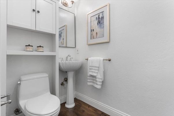 Bathroom, Interior, Wood Texture Flooring