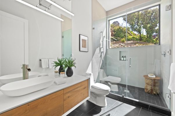 Bathroom, Glass Shower, Interior
