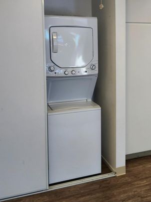 Interior, Utility Closets, Washer, Wood Texture Flooring