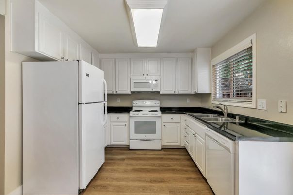 Interior, Kitchen, Wood Texture Flooring