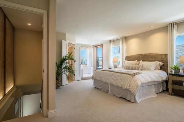 Bedroom, Interior, Recessed Lighting