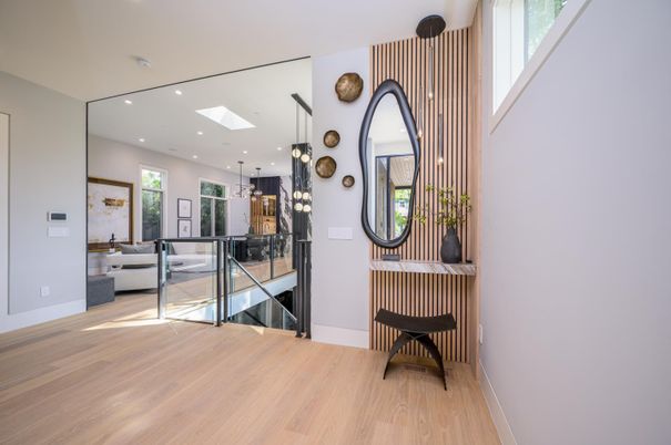 Interior, Pendant Lights, Recessed Lighting, Wood Texture Flooring