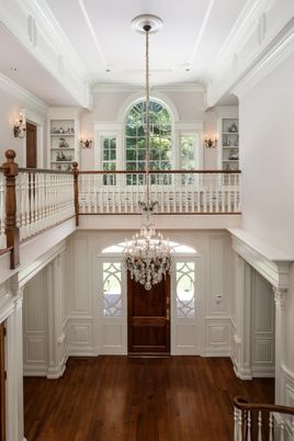 Chandelier, Interior, Recessed Lighting, Wood Texture Flooring