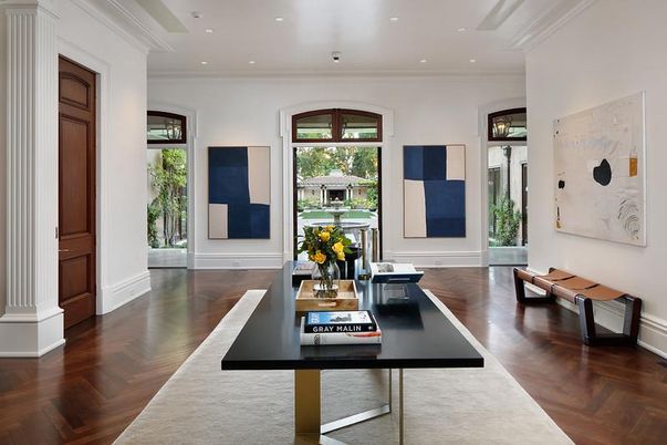 Interior, Recessed Lighting, Wood Texture Flooring