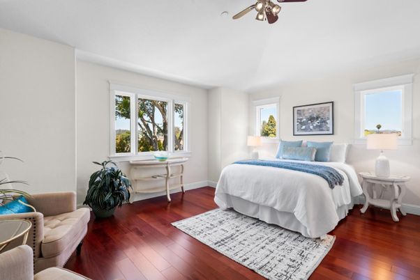 Bedroom, Interior, Wood Texture Flooring
