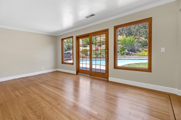 Empty room, Interior, Wood Texture Flooring