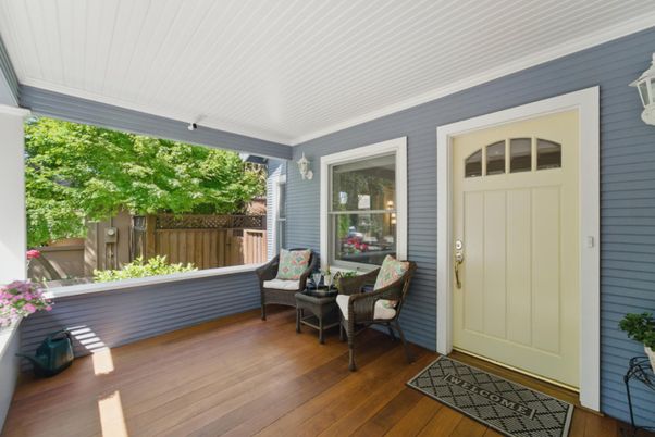 Exterior, Wood Texture Flooring