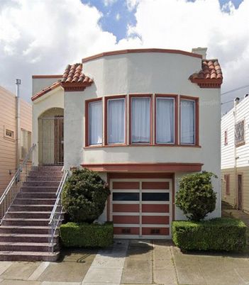 Attached, Exterior, Facade, Spanish Mediterranean