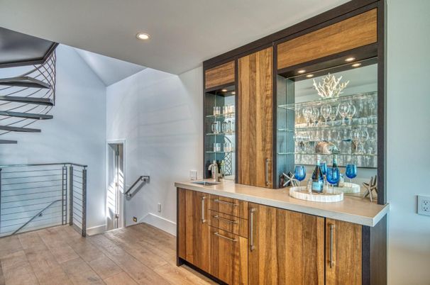 Interior, Recessed Lighting, Wood Texture Flooring
