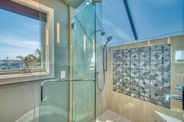 Bathroom, Glass Shower, Interior