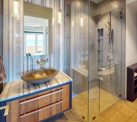 Bathroom, Glass Shower, Interior