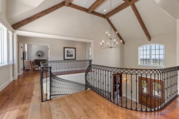 Chandelier, Interior, Wooden Beams, Wood Texture Flooring