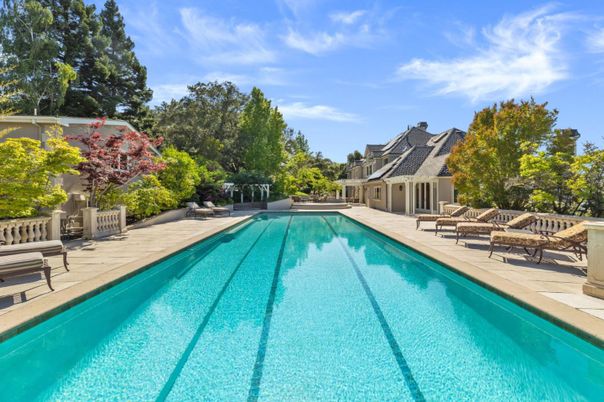 Exterior, Pool, Solar Panels