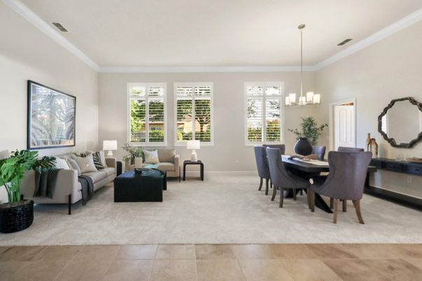 Dining room, Interior, Living room, Pendant Lights