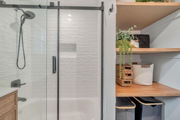Bathroom, Glass Shower, Interior