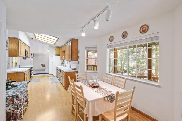 Dining room, Interior, Kitchen, Wood Texture Flooring