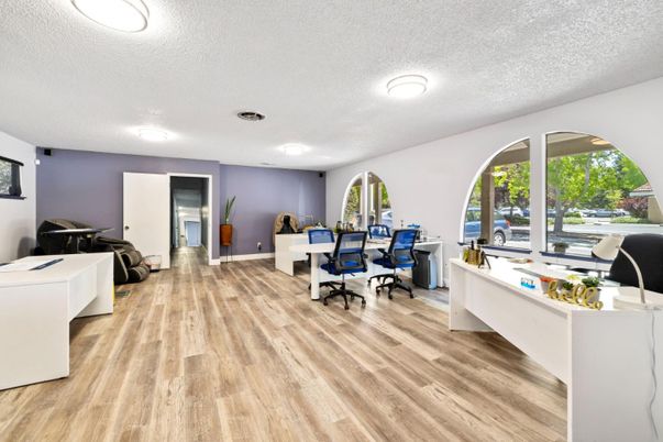 Home Office, Interior, Wood Texture Flooring