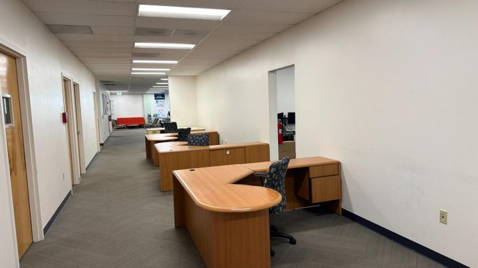 Home Office, Interior, Recessed Lighting