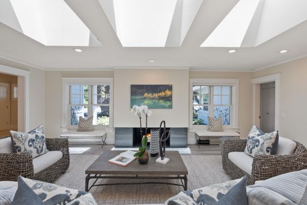 Interior, Living room, Recessed Lighting