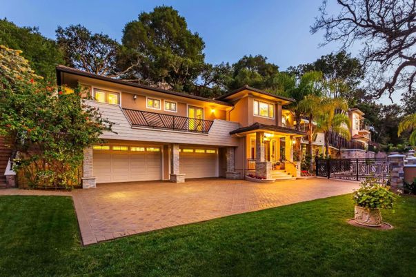 Attached, Backyard, Exterior, Facade, Mediterranean