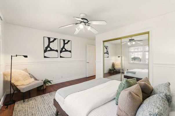 Bedroom, Interior, Wood Texture Flooring