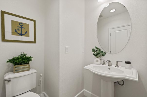 Bathroom, Interior, Recessed Lighting